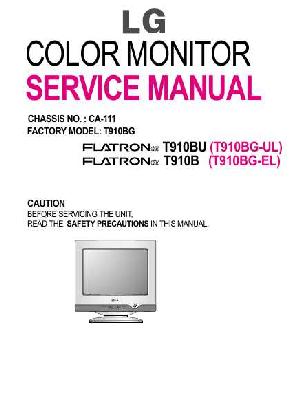 Сервисная инструкция LG T910B ― Manual-Shop.ru