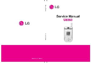 Сервисная инструкция LG U8360 ― Manual-Shop.ru