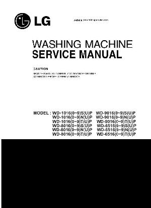 Сервисная инструкция LG WD-1016, WD-8016, WD-9016, WD-6516 ― Manual-Shop.ru