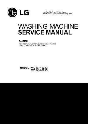Сервисная инструкция LG WD-1023C ― Manual-Shop.ru