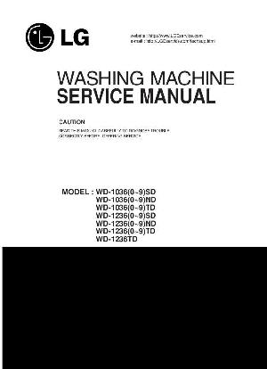 Сервисная инструкция LG WD-1036, WD-1236 ― Manual-Shop.ru