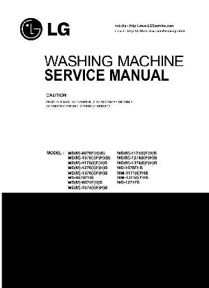 Сервисная инструкция LG WD-1274FHB ― Manual-Shop.ru