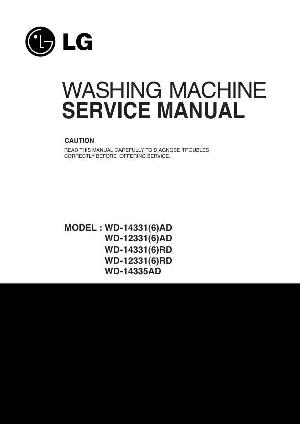 Сервисная инструкция LG WD-1433RD ― Manual-Shop.ru