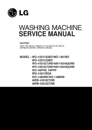 Сервисная инструкция LG WD-1485RD ― Manual-Shop.ru