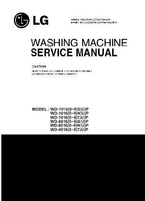 Сервисная инструкция LG WD-8016C ― Manual-Shop.ru