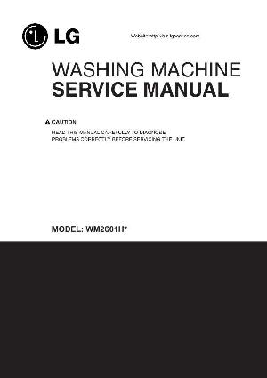 Сервисная инструкция LG WM2601H ― Manual-Shop.ru