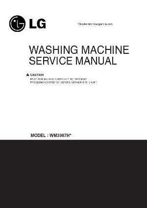 Сервисная инструкция LG WM3987H ― Manual-Shop.ru