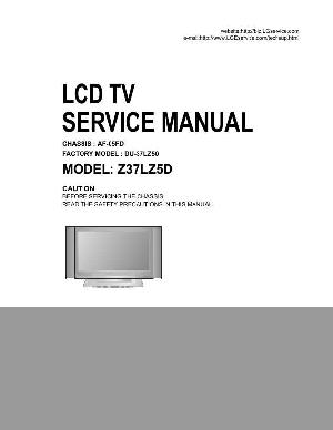 Сервисная инструкция LG Z37LZ5D, AF-05FD chassis ― Manual-Shop.ru