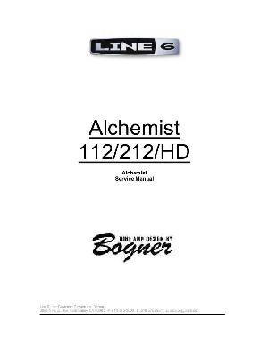 Сервисная инструкция Line6 ALCHEMIST-112, 212HD ― Manual-Shop.ru