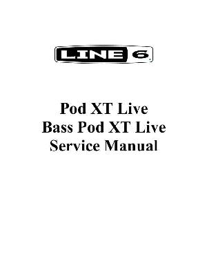 Сервисная инструкция Line6 POD-XT-LIVE, BASS-POD-XT-LIVE ― Manual-Shop.ru