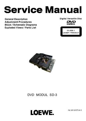 Сервисная инструкция Loewe SD-3 DVD MODUL ― Manual-Shop.ru