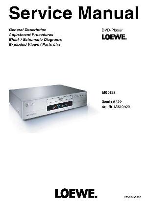 Сервисная инструкция Loewe XEMIX-6222 ― Manual-Shop.ru