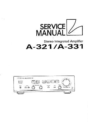 Сервисная инструкция Luxman A-321, A-331 ― Manual-Shop.ru