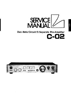 Сервисная инструкция Luxman C-02 ― Manual-Shop.ru