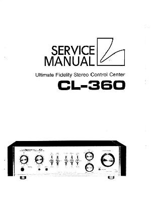 Сервисная инструкция Luxman CL-360 ― Manual-Shop.ru