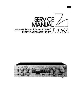 Service manual Luxman L-116A ― Manual-Shop.ru