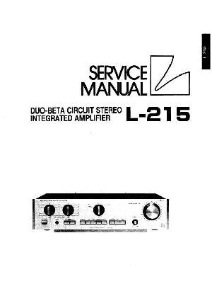 Сервисная инструкция Luxman L-215 ― Manual-Shop.ru