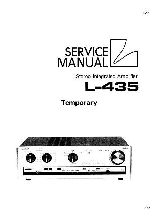 Сервисная инструкция Luxman L-435 ― Manual-Shop.ru