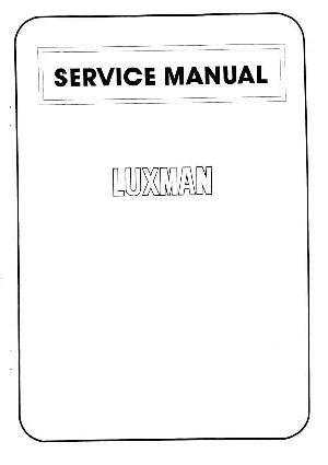 Сервисная инструкция Luxman L-55A ― Manual-Shop.ru