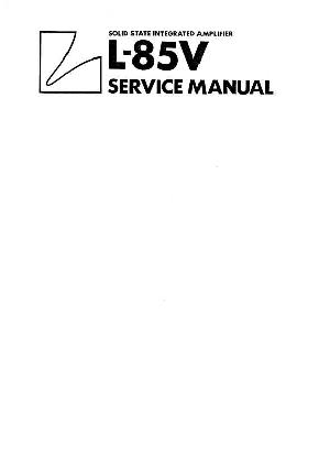 Сервисная инструкция Luxman L-85V ― Manual-Shop.ru