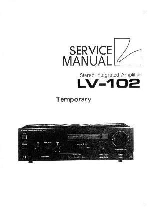 Сервисная инструкция Luxman LV-102 ― Manual-Shop.ru