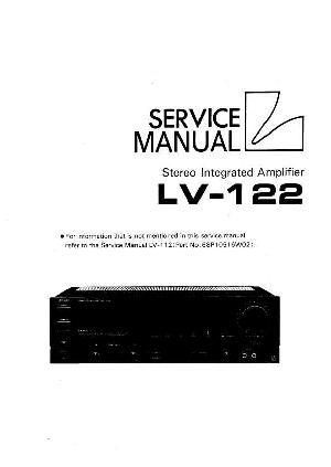Сервисная инструкция Luxman LV-122 ― Manual-Shop.ru