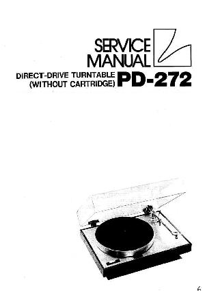 Сервисная инструкция Luxman PD-272 ― Manual-Shop.ru