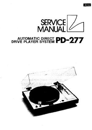 Сервисная инструкция Luxman PD-277 ― Manual-Shop.ru