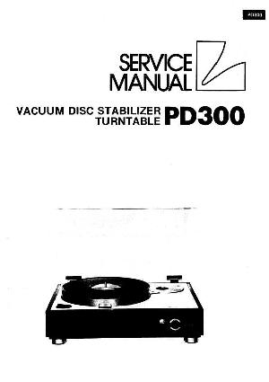 Сервисная инструкция Luxman PD-300 ― Manual-Shop.ru