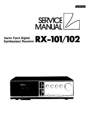 Сервисная инструкция Luxman RX-101, RX-102 ― Manual-Shop.ru