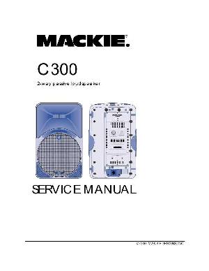 Сервисная инструкция Mackie C300 ― Manual-Shop.ru