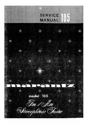 Сервисная инструкция Marantz 105 ― Manual-Shop.ru