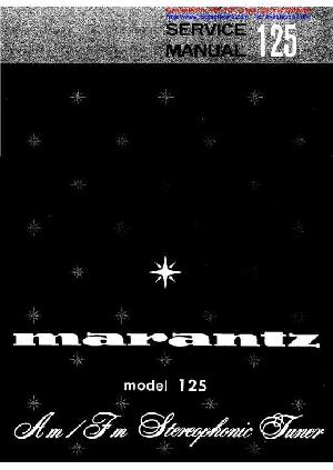 Сервисная инструкция Marantz 125 ― Manual-Shop.ru