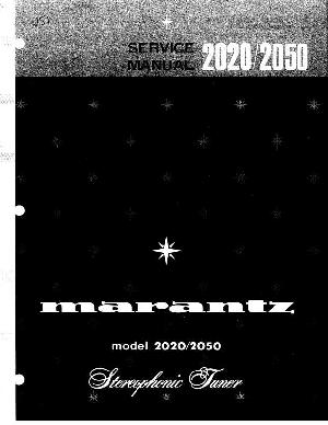 Сервисная инструкция Marantz 2020, 2050 ― Manual-Shop.ru
