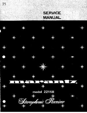 Сервисная инструкция Marantz 2215B ― Manual-Shop.ru