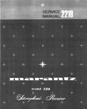 Сервисная инструкция Marantz 2218 ― Manual-Shop.ru