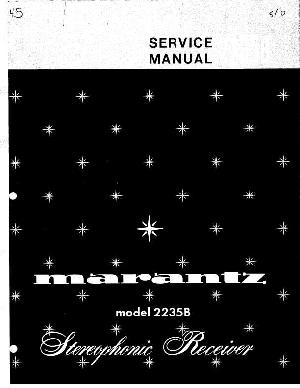 Сервисная инструкция Marantz 2235B ― Manual-Shop.ru