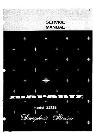 Сервисная инструкция Marantz 2252B ― Manual-Shop.ru