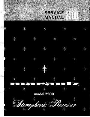 Сервисная инструкция Marantz 2500 ― Manual-Shop.ru