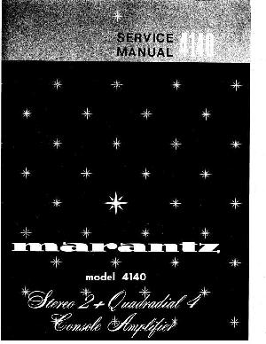 Сервисная инструкция Marantz 4140 ― Manual-Shop.ru