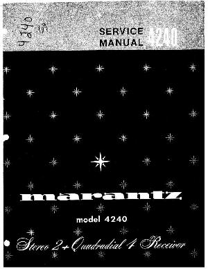 Сервисная инструкция Marantz 4240 ― Manual-Shop.ru