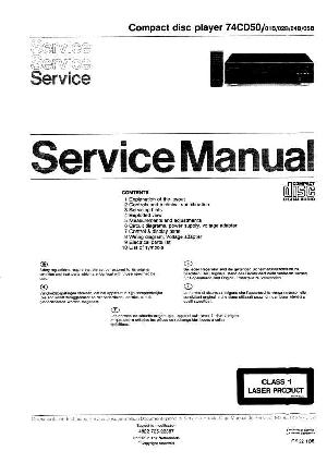 Сервисная инструкция Marantz 74CD50 ― Manual-Shop.ru