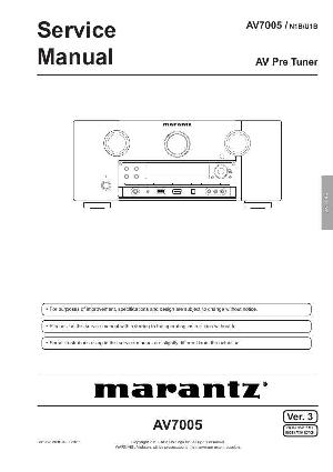Сервисная инструкция Marantz AV-7005 ― Manual-Shop.ru