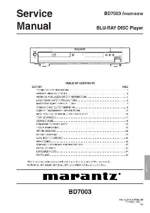 Service manual Marantz BD-7003 ― Manual-Shop.ru