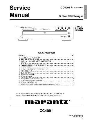 Service manual Marantz CC-4001 ― Manual-Shop.ru