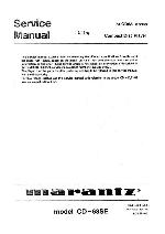 Сервисная инструкция Marantz CD-53MKII, CD-63MKII