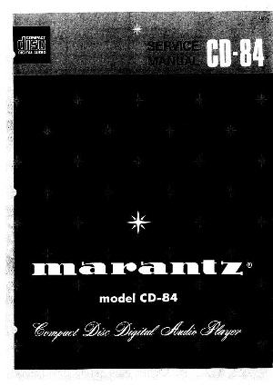 Сервисная инструкция Marantz CD-84 ― Manual-Shop.ru