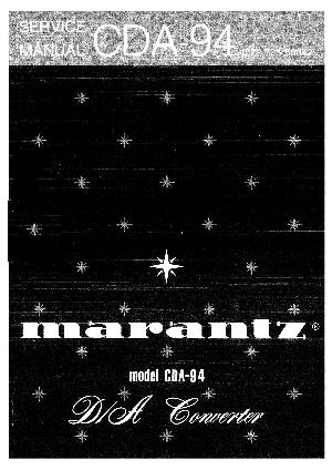 Сервисная инструкция Marantz CDA-94 ― Manual-Shop.ru
