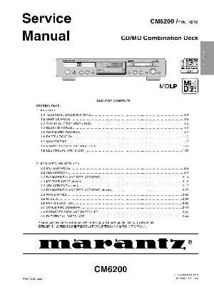 Сервисная инструкция Marantz CM-6200 ― Manual-Shop.ru