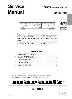 Service manual Marantz DR-4050 ― Manual-Shop.ru